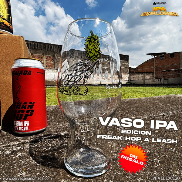 IPA EXPLORER - 8 IPAs y 1 vaso
