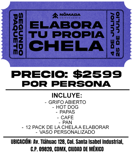 CURSO: ELABORA TU PROPIA CHELA 🍻 (paquete 2)