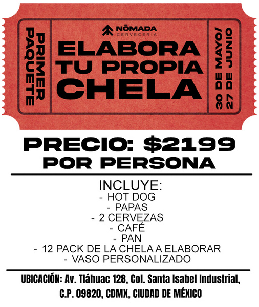CURSO: ELABORA TU PROPIA CHELA 🍻 (paquete 1)